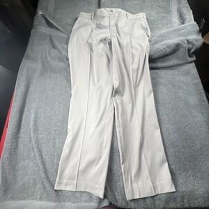 Nike Golf Dri-FIT Pants Mens 36x30 Light  Gray  Flat Front Performance Chino